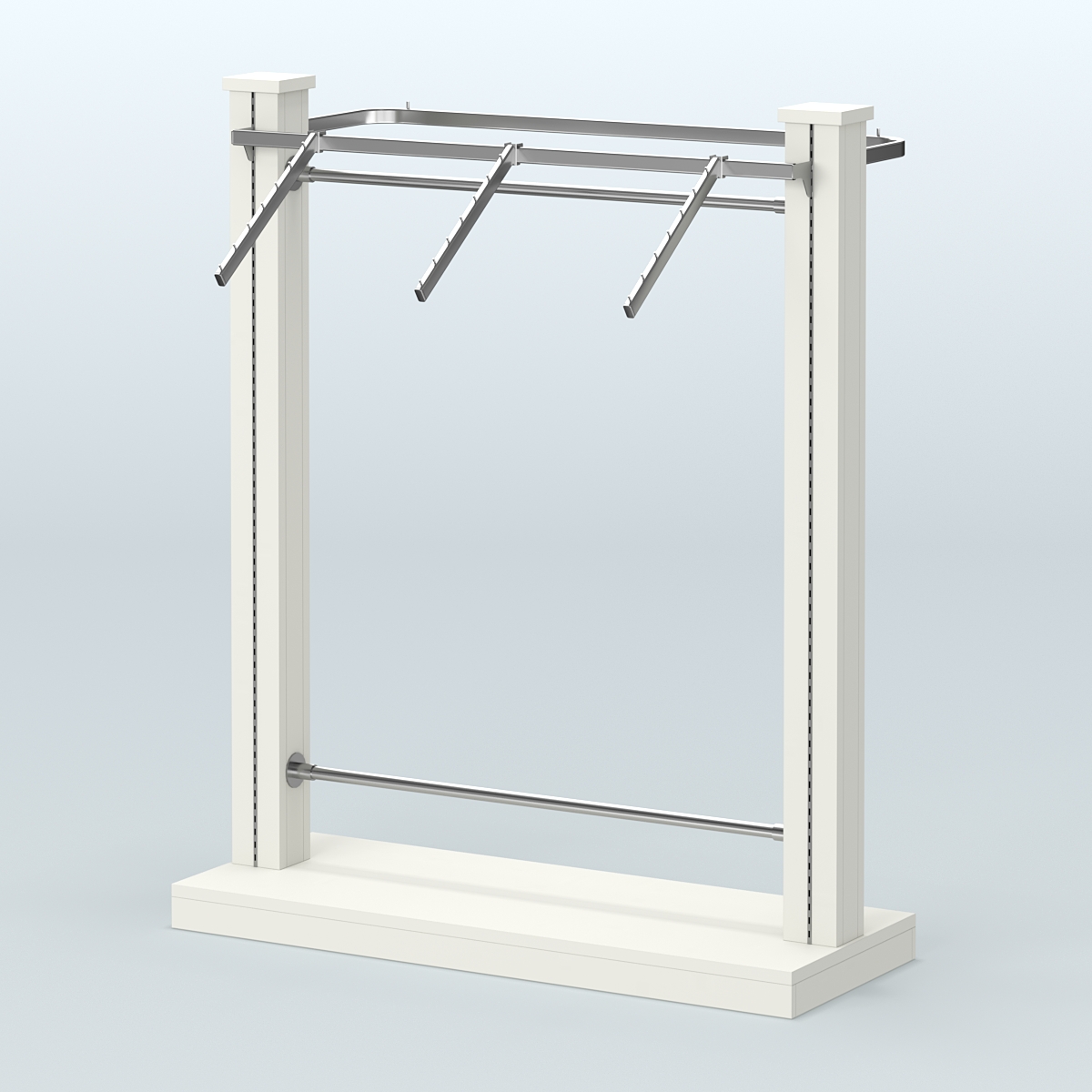 Островная система с перфорацией и подиумом №2 Белый
