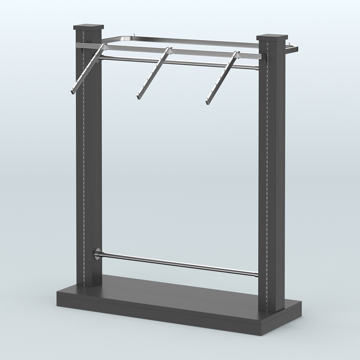Островная система с перфорацией и подиумом №2 Черный
