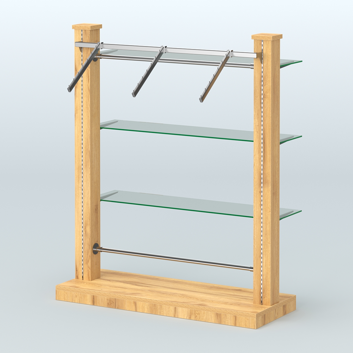 Островная система с металлической перфорацией №12 Дуб Золотистый