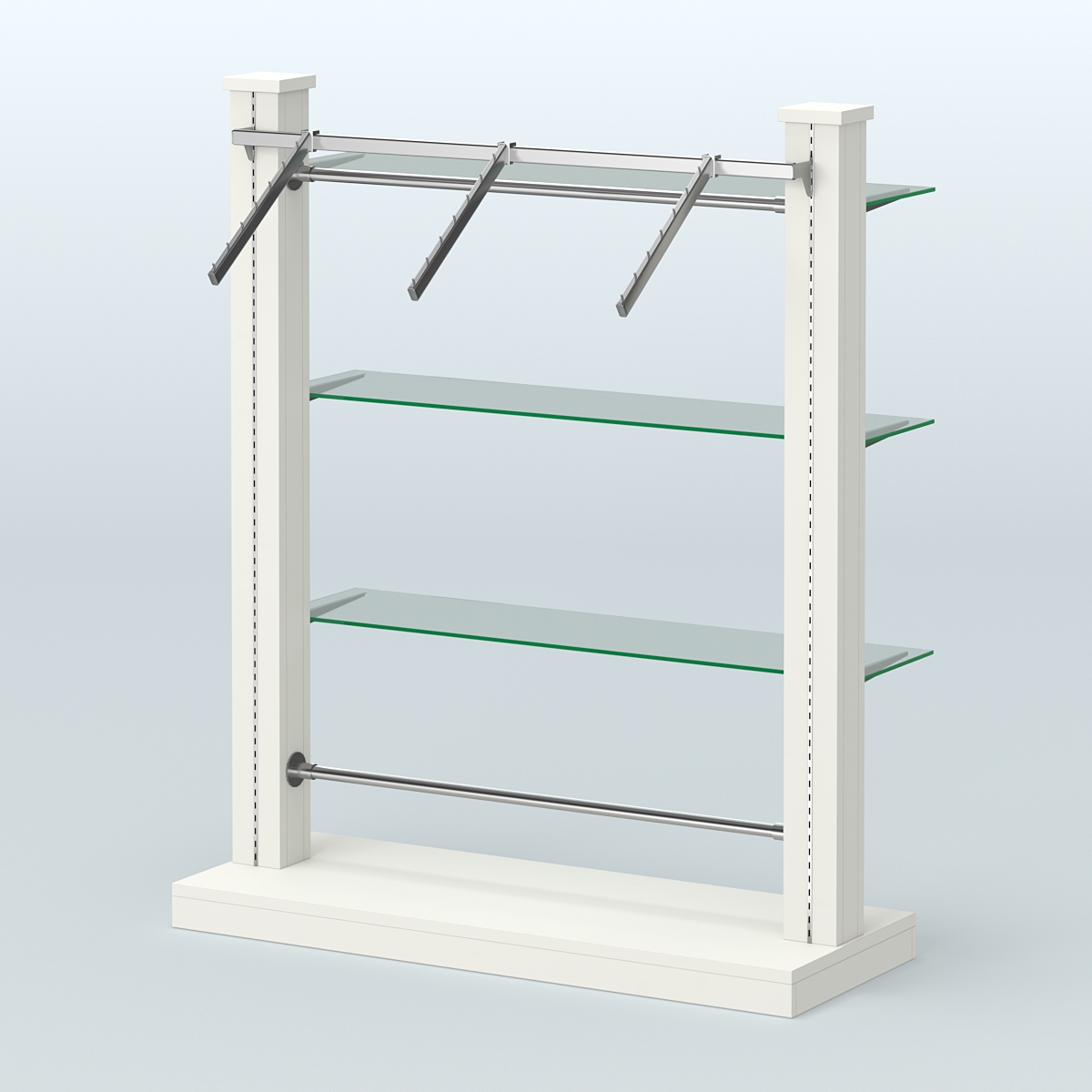 Островная система с металлической перфорацией №12 Белый