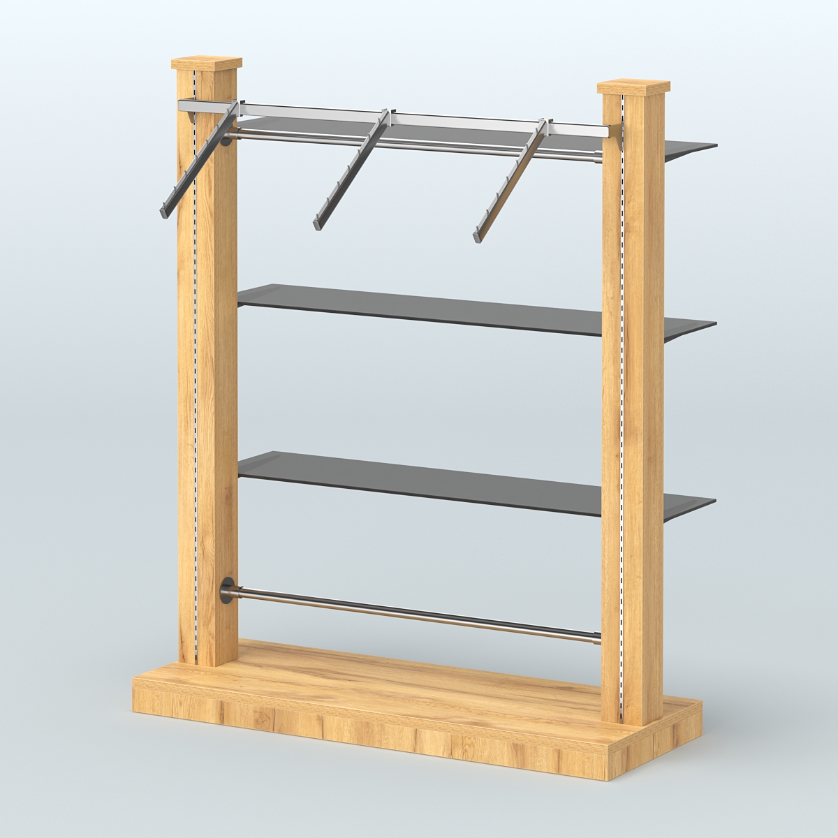 Островная система с перфорацией и прямыми полками №13 Дуб Золотистый