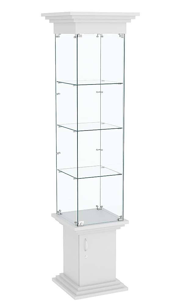 Витрина с верхней подсветкой ЦИТАДЕЛЬ №2 Серый