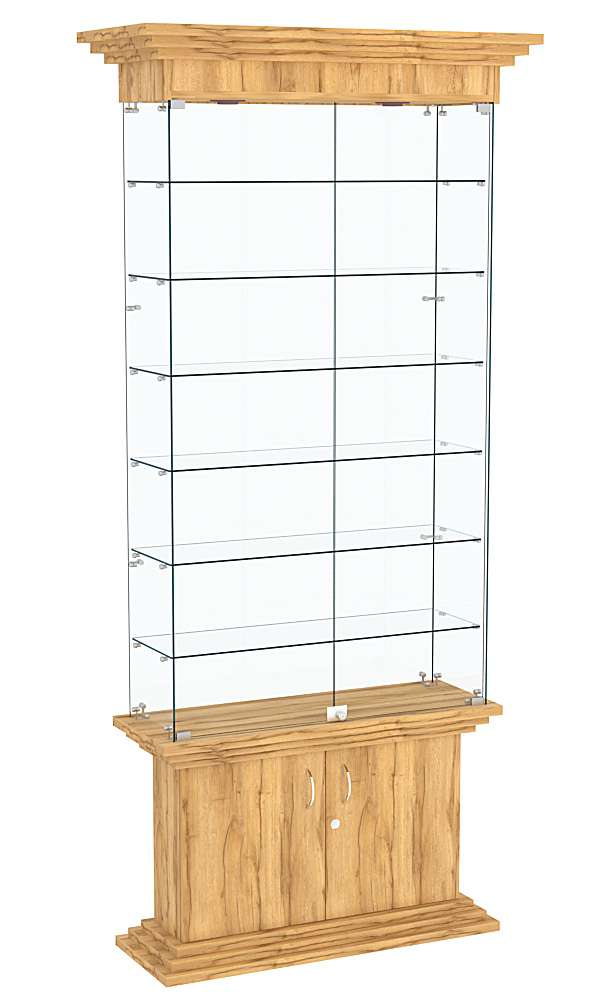 Витрина узкая ЦИТАДЕЛЬ №31 Дуб Золотистый