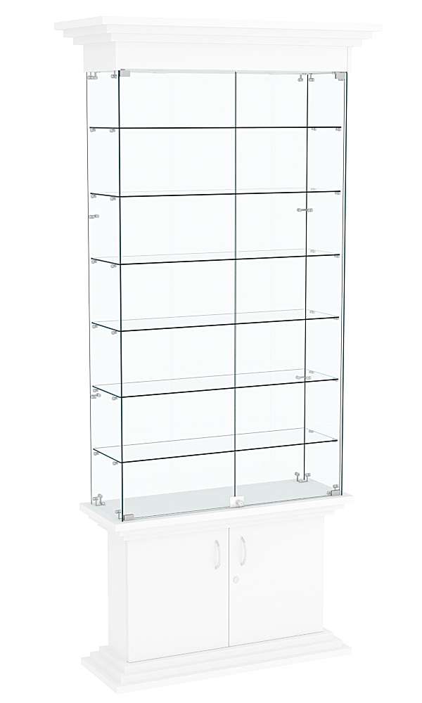 Витрина узкая ЦИТАДЕЛЬ №31 Белый