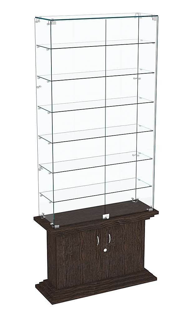 Витрина с узким накопителем ЦИТАДЕЛЬ №33 Дуб Венге