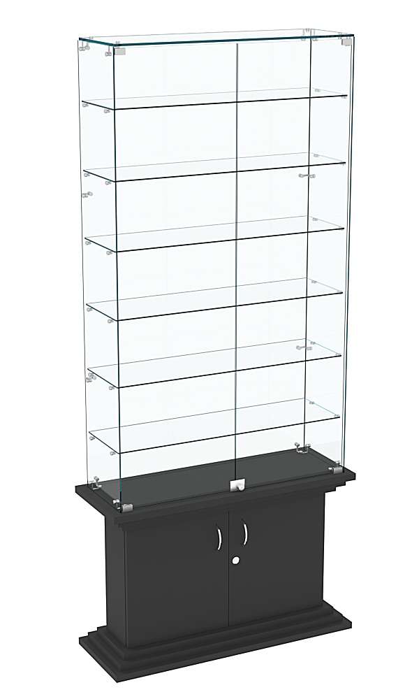 Витрина с узким накопителем ЦИТАДЕЛЬ №33 Черный