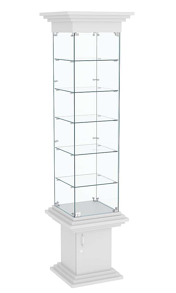 Витрина стаканчик с пятью полками КОЛОСС №502 Серый