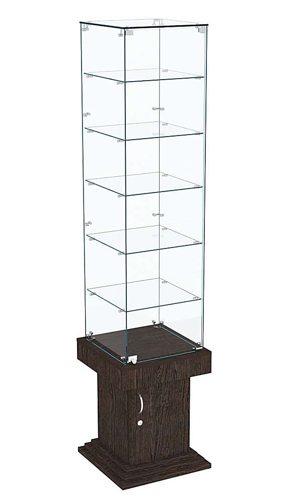 Витрина с пятью полками ДОНЖОН №506 Дуб Венге