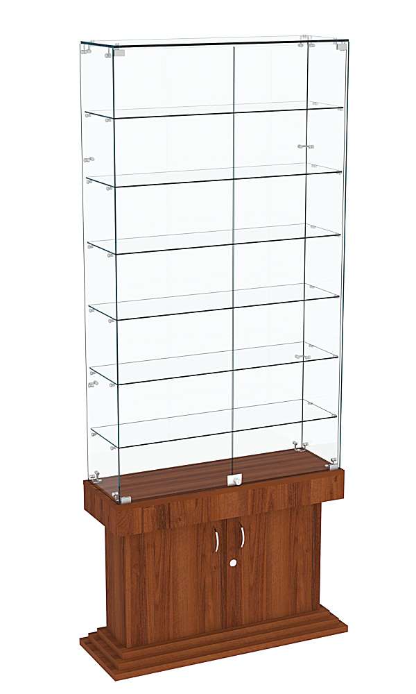 Витрина с узким накопителем ДОНЖОН №33 Орех