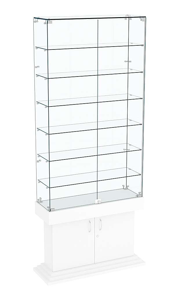 Витрина с узким накопителем ДОНЖОН №33 Белый