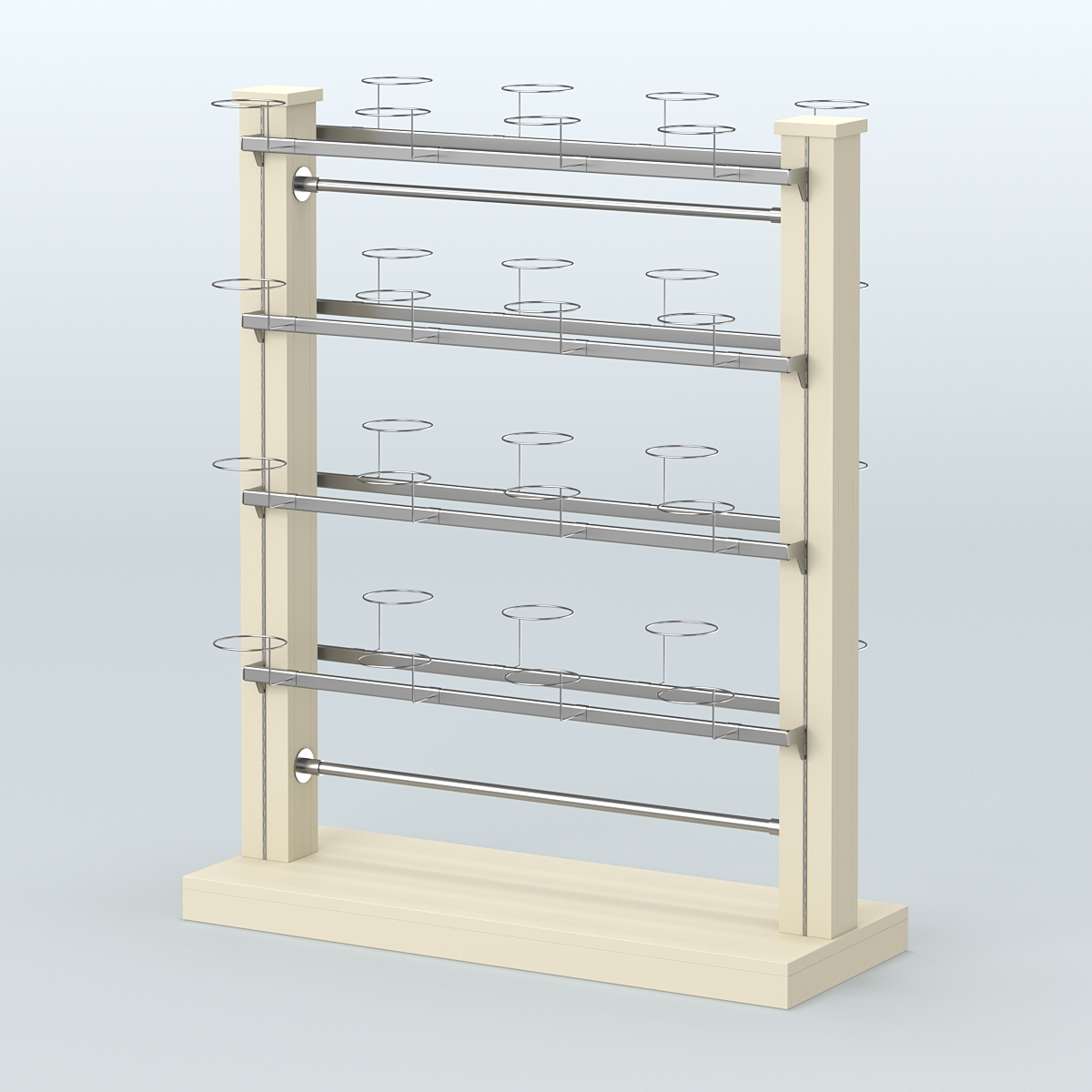 Островная система с перфорацией для головных уборов Крем Вайс