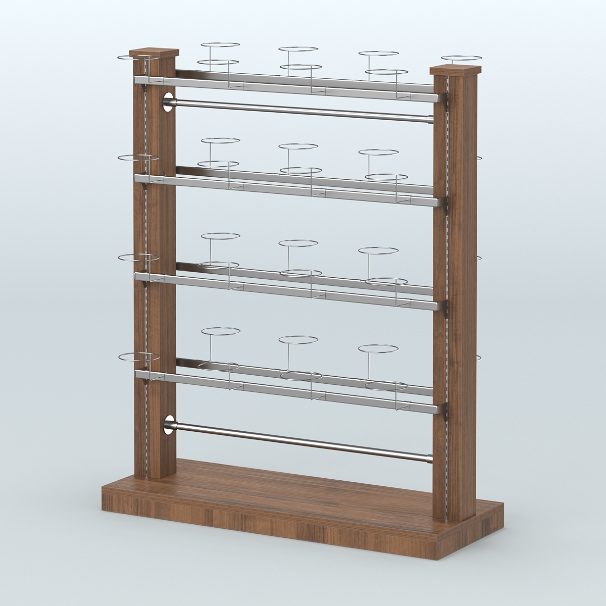 Островная система с перфорацией для головных уборов Орех
