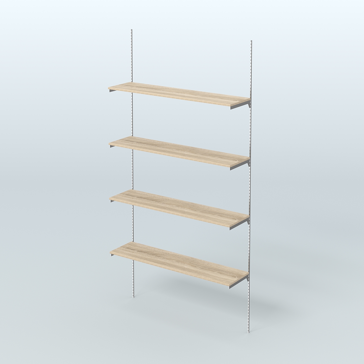 Модульная система Neo Fix №4 с четырьмя полками ДСП 16 мм (1200 мм) Дуб Сонома