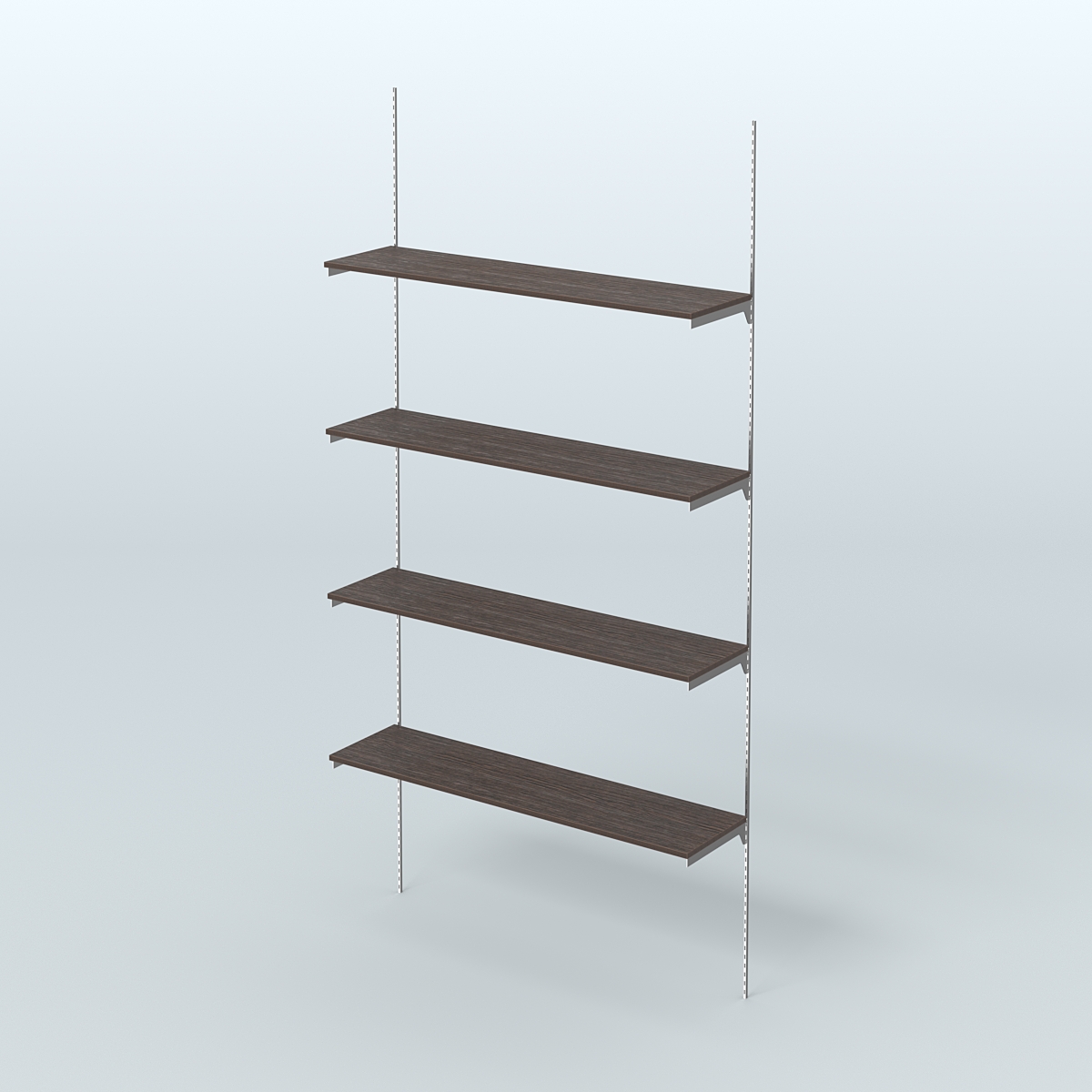 Модульная система Neo Fix №4 с четырьмя полками ДСП 16 мм (1200 мм) Дуб Венге