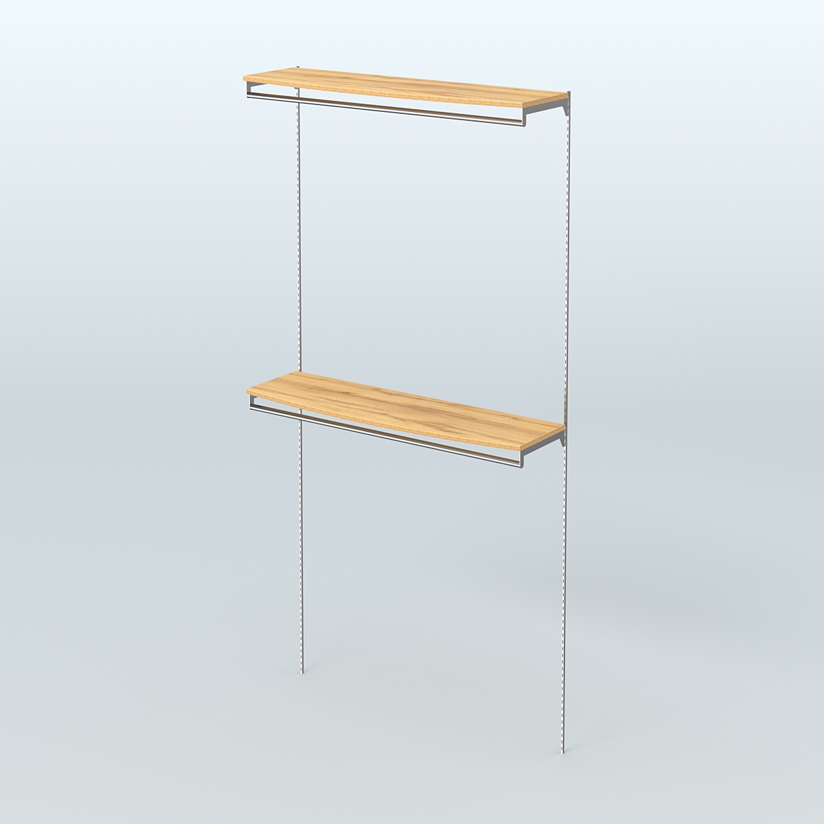 Модульная система Neo Fix №11 со сборными поручнями и закругленными полками ДСП 16 мм (1200 мм) Дуб Золотистый