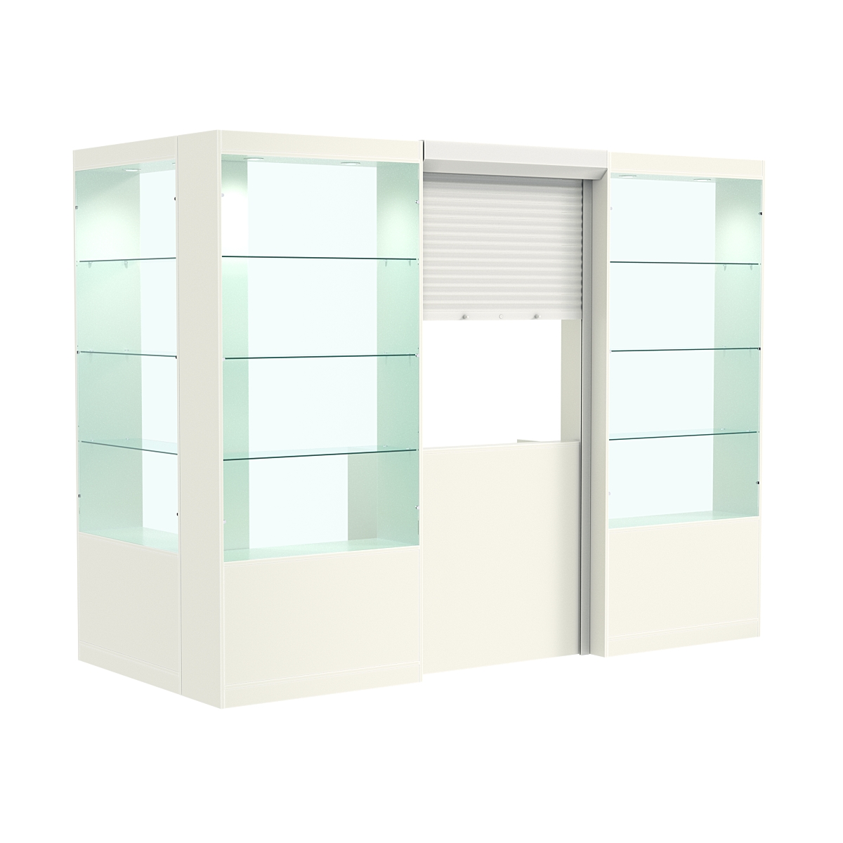 Угловой павильон №2-3П (3,24 кв.м) Белый