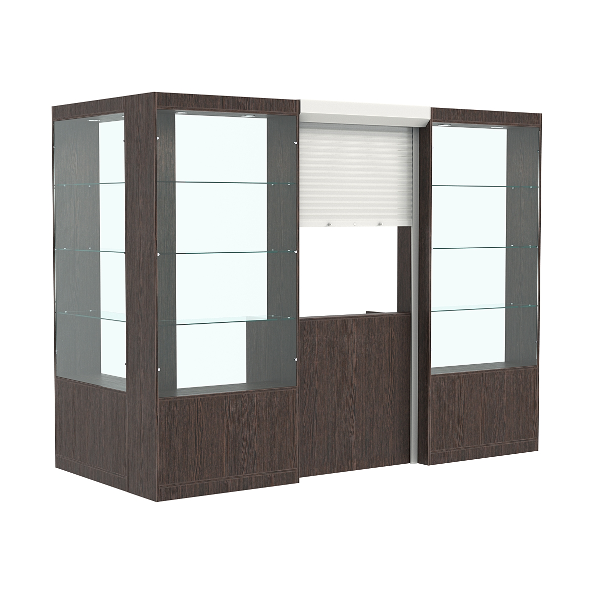 Угловой павильон №2-3П (3,24 кв.м) Дуб Венге