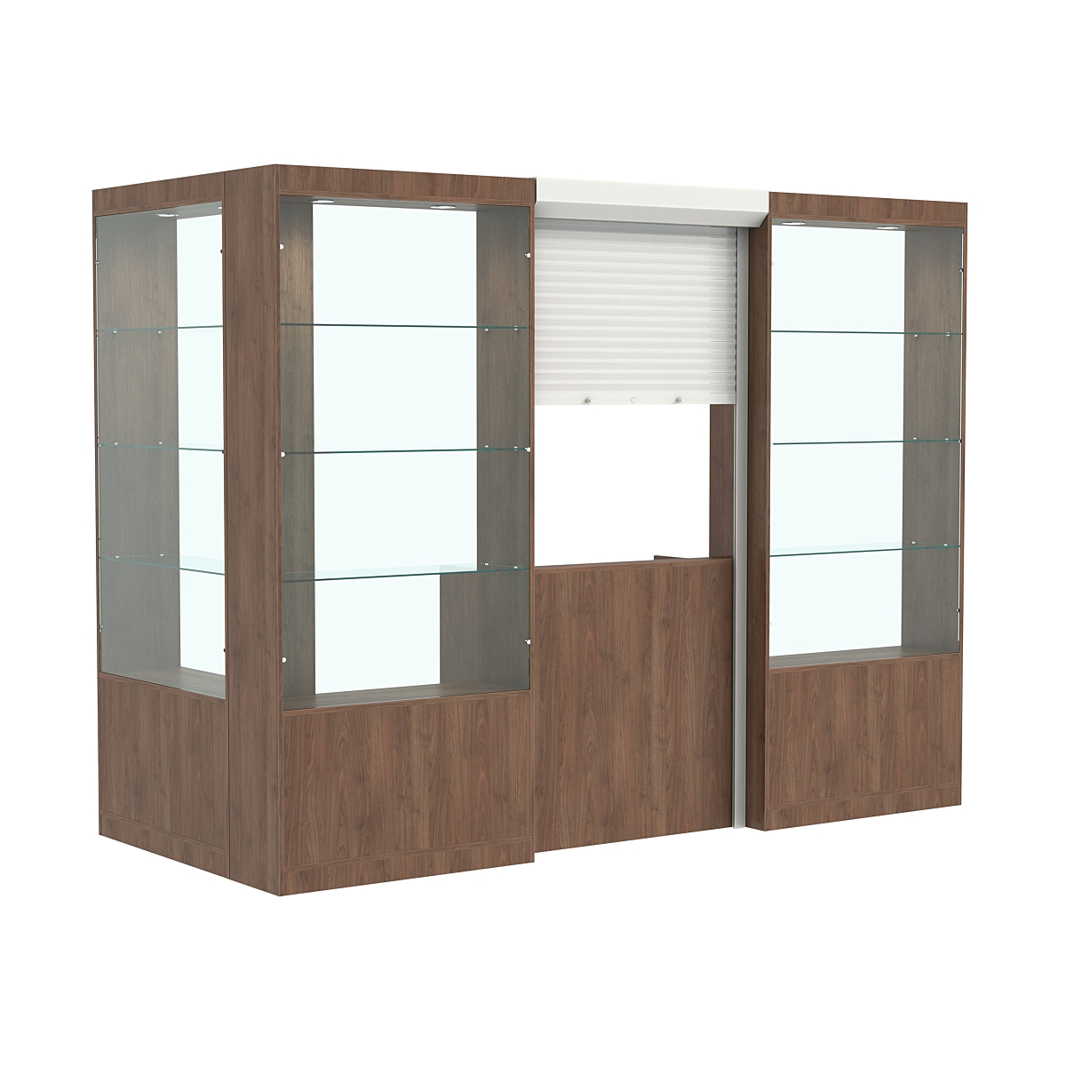 Угловой павильон №2-3П (3,24 кв.м) Орех