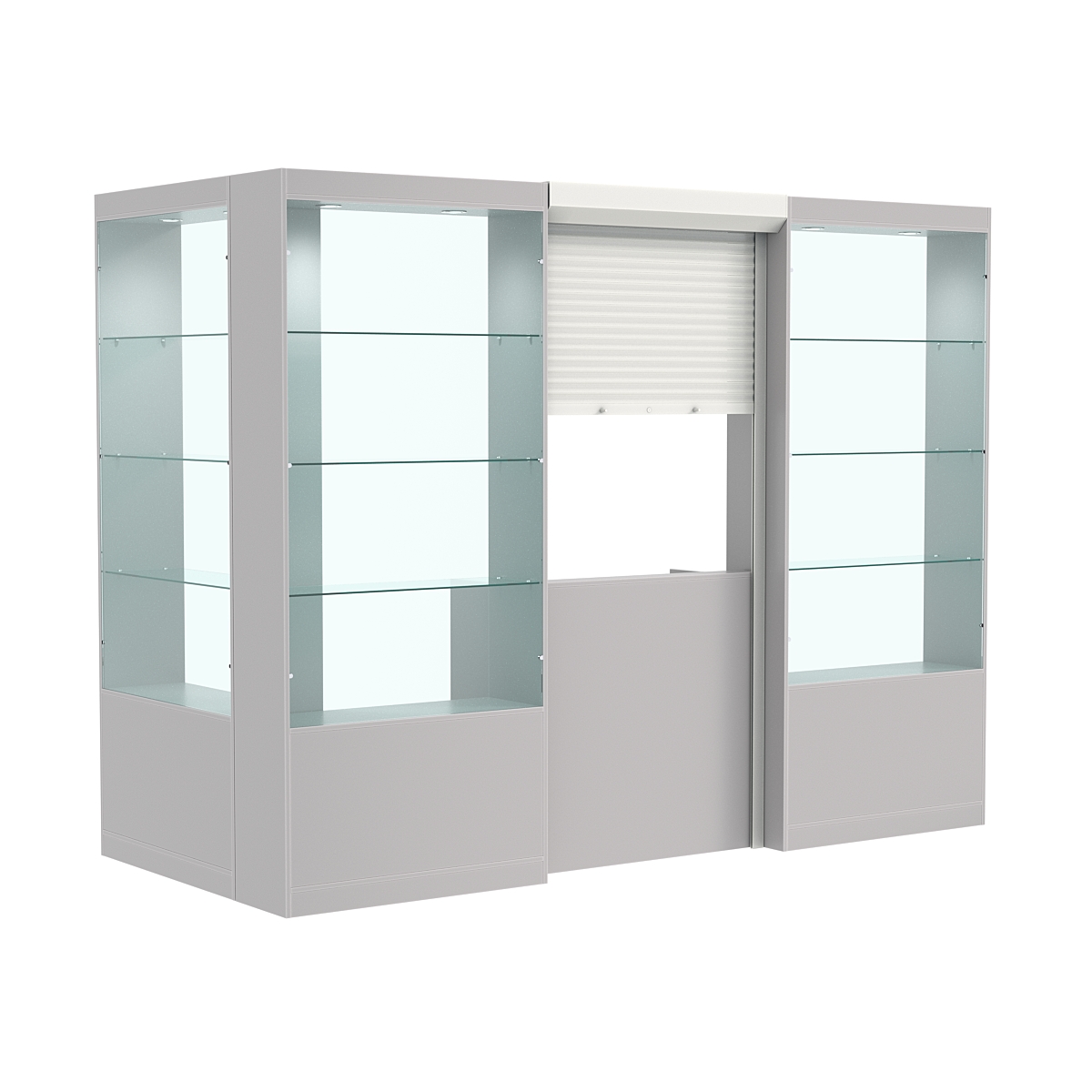 Угловой павильон №2-3П (3,24 кв.м) Серый