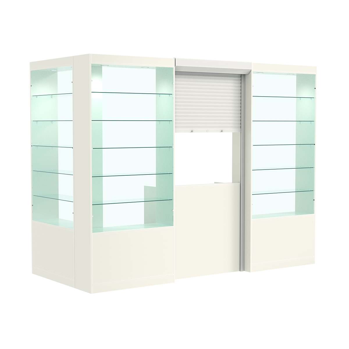 Угловой павильон №2-5П (3,24 кв.м) Белый