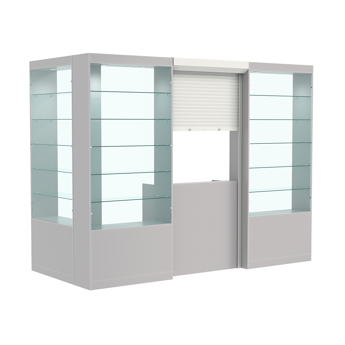 Угловой павильон №2-5П (3,24 кв.м) Серый