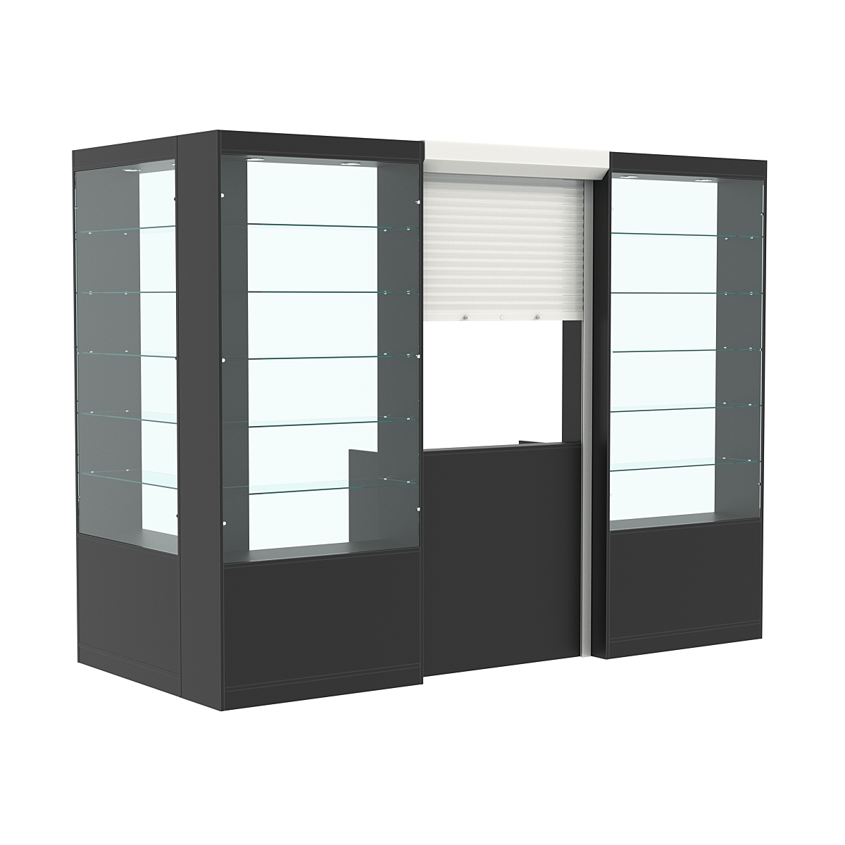 Угловой павильон №2-5П (3,24 кв.м) Черный