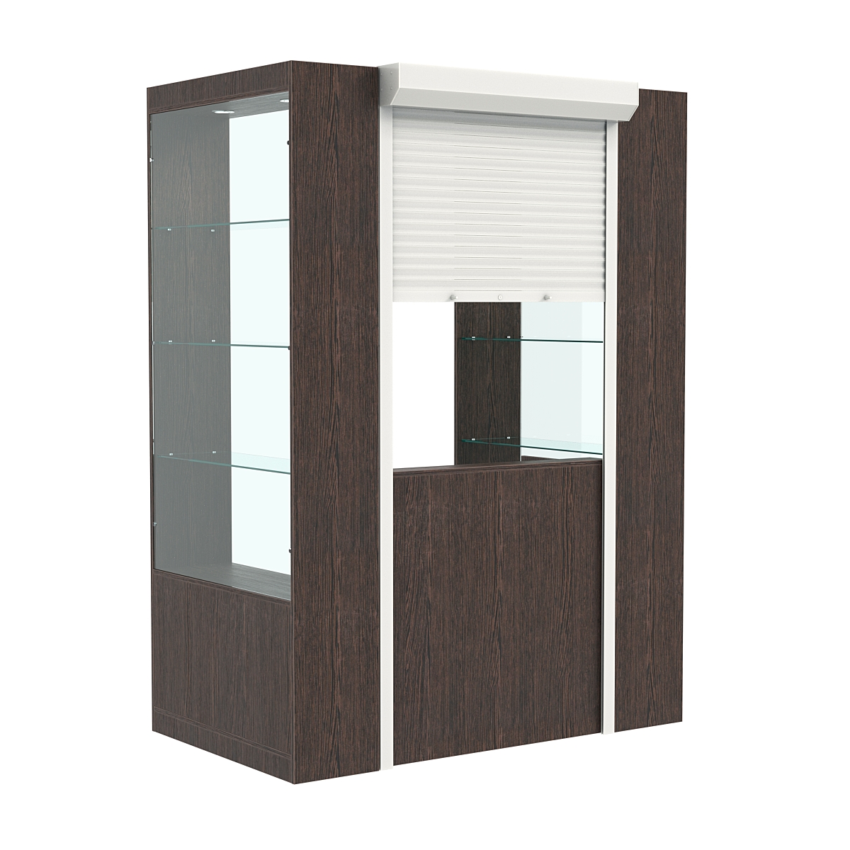 П-образный павильон №3-3П (1,35 кв.м) Дуб Венге