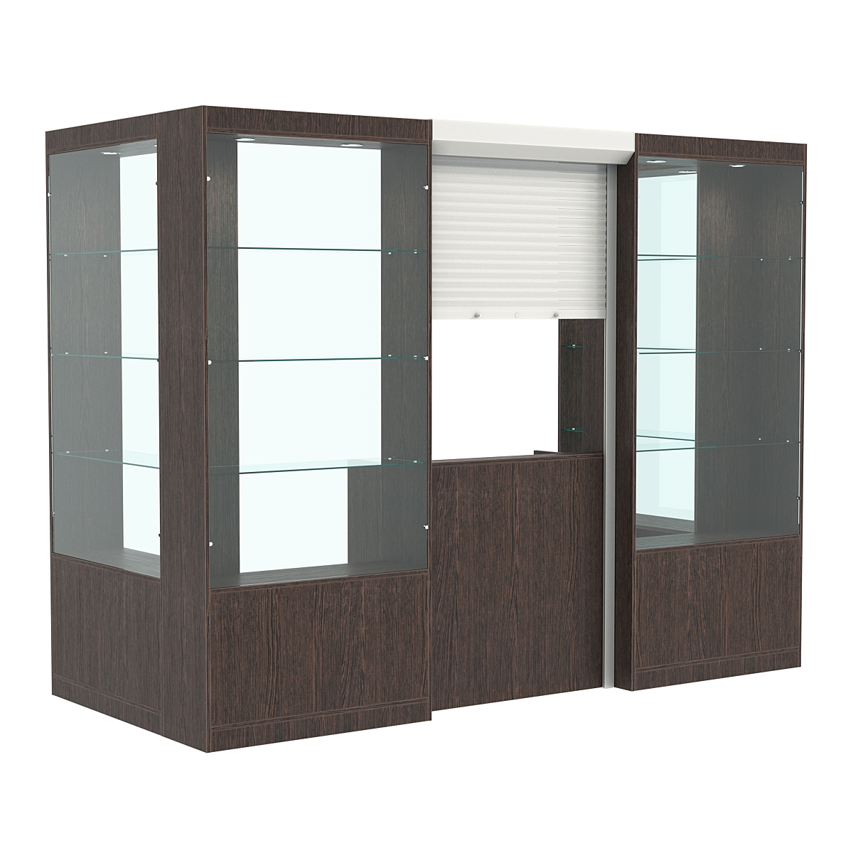 П-образный павильон №4-3П (3,24 кв.м) Дуб Венге