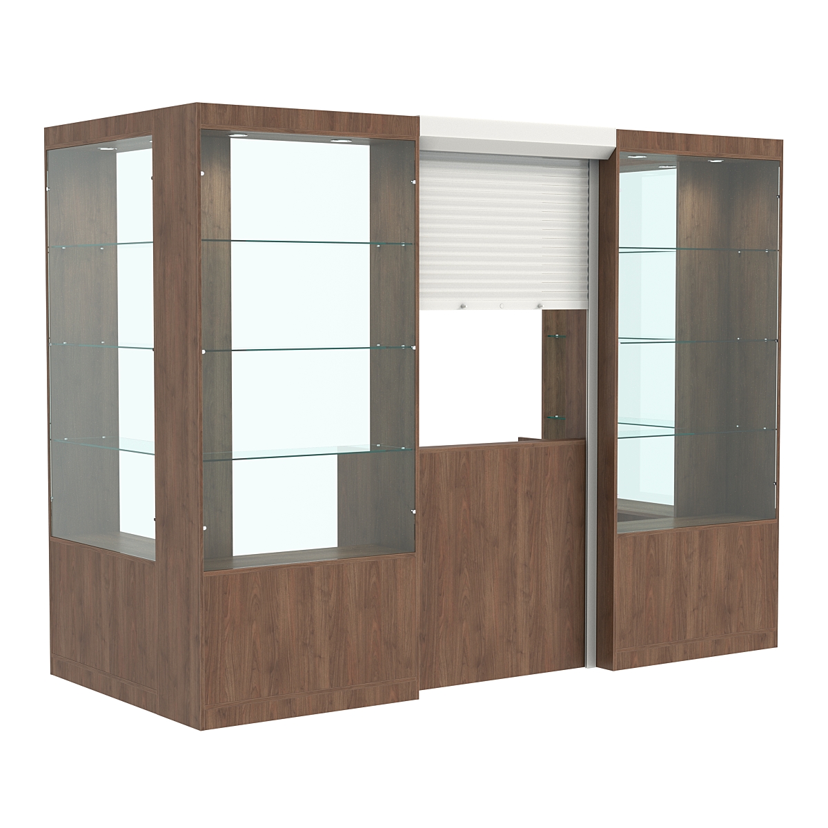 П-образный павильон №4-3П (3,24 кв.м) Орех