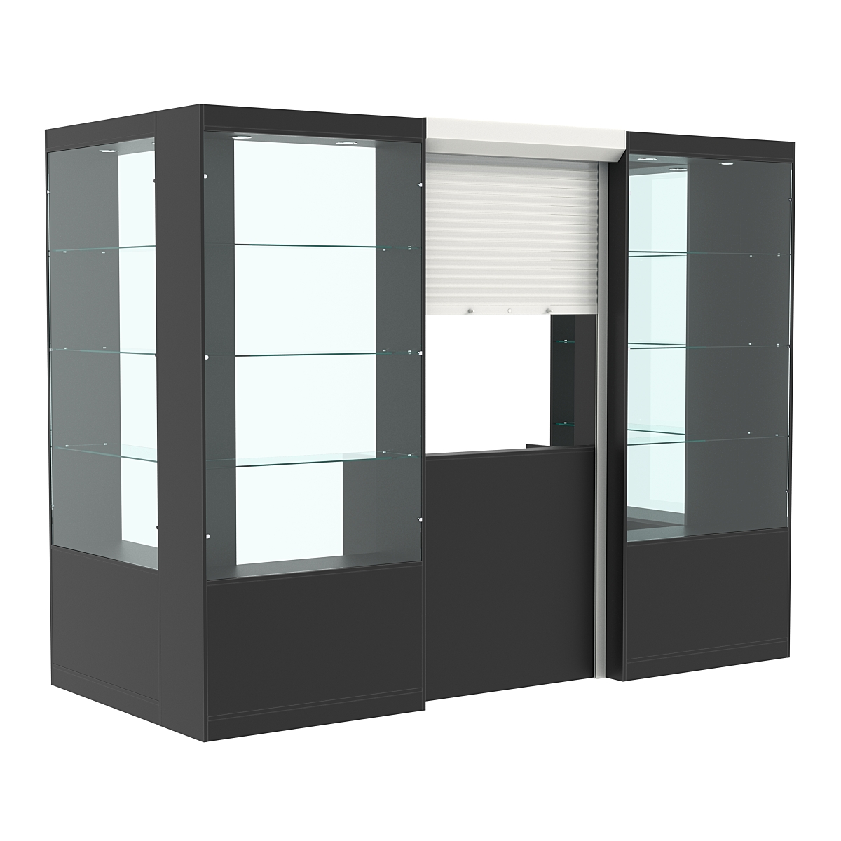 П-образный павильон №4-3П (3,24 кв.м) Черный