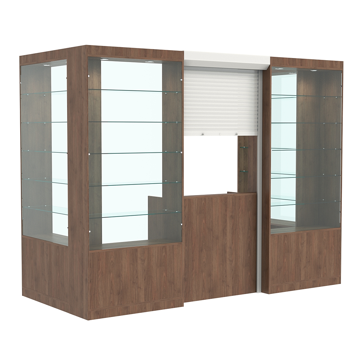 П-образный павильон №4-5П (3,24 кв.м) Орех