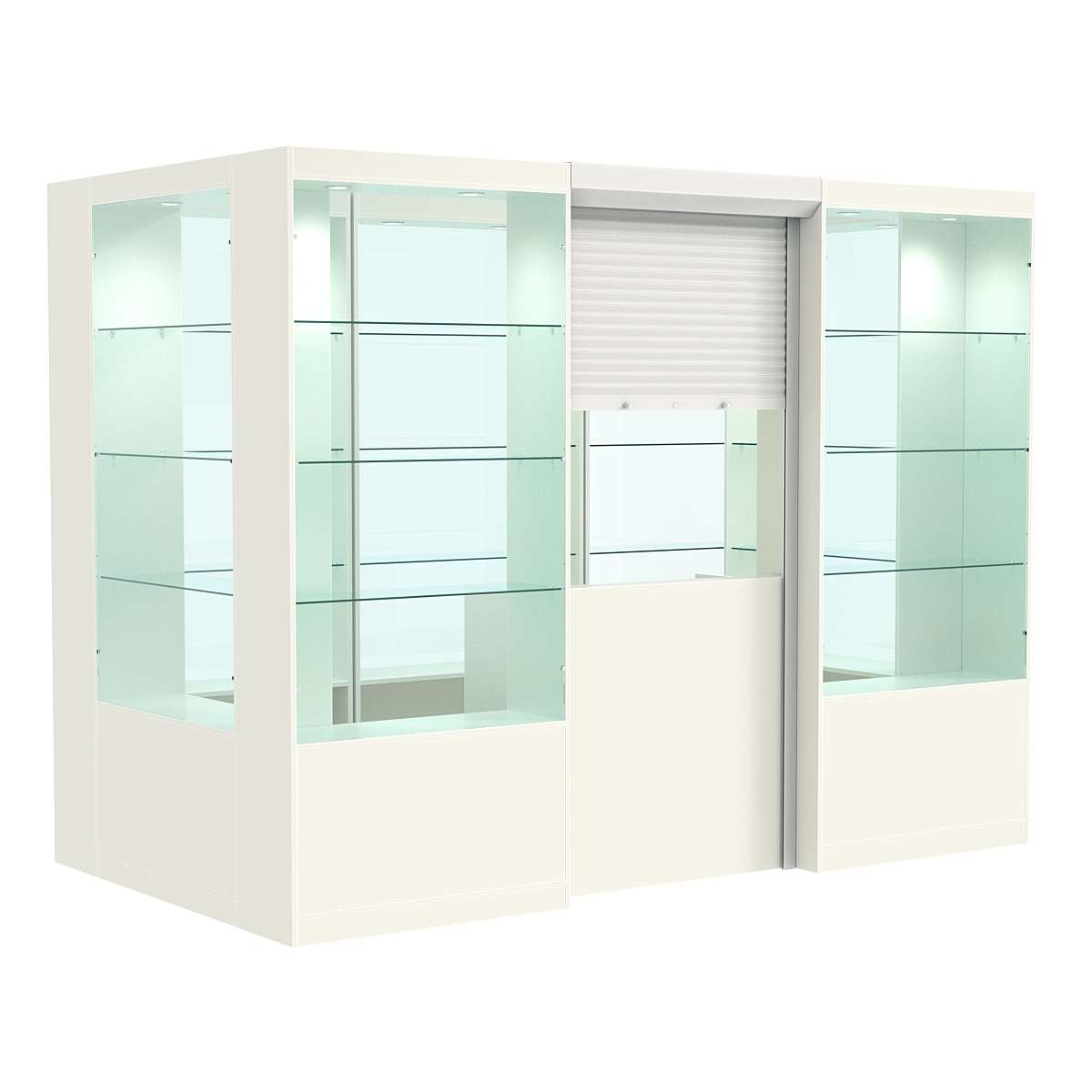 Островной павильон №5-3П (4,05 кв.м) Белый