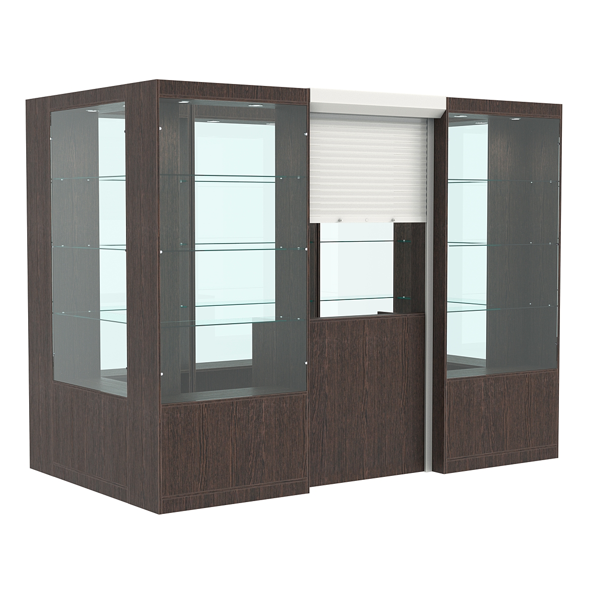 Островной павильон №5-3П (4,05 кв.м) Дуб Венге