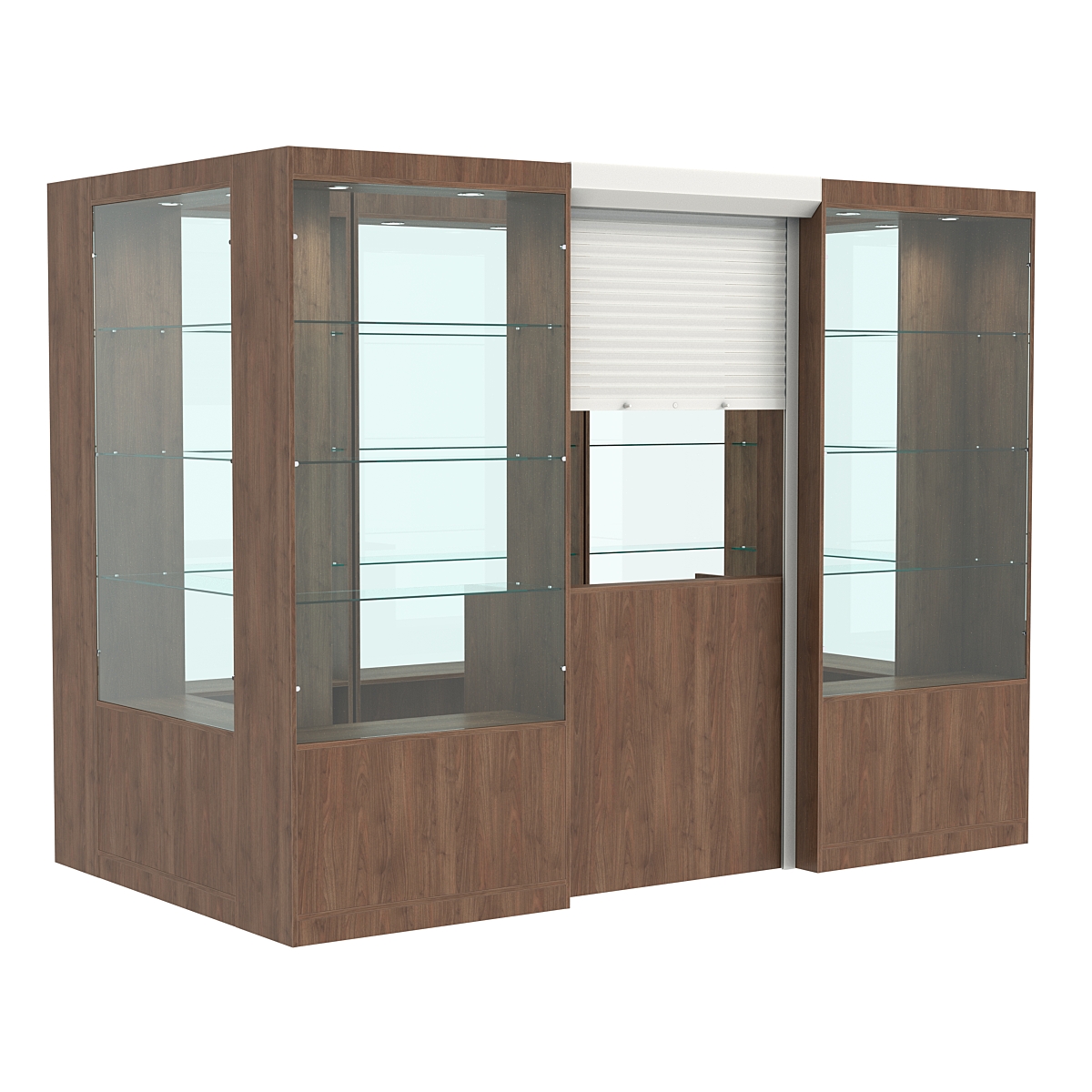 Островной павильон №5-3П (4,05 кв.м) Орех