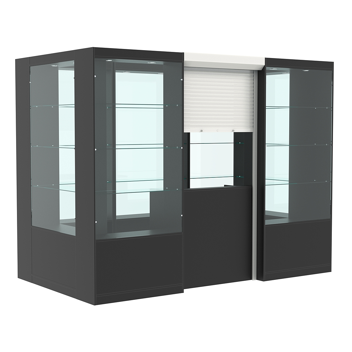 Островной павильон №5-3П (4,05 кв.м) Черный