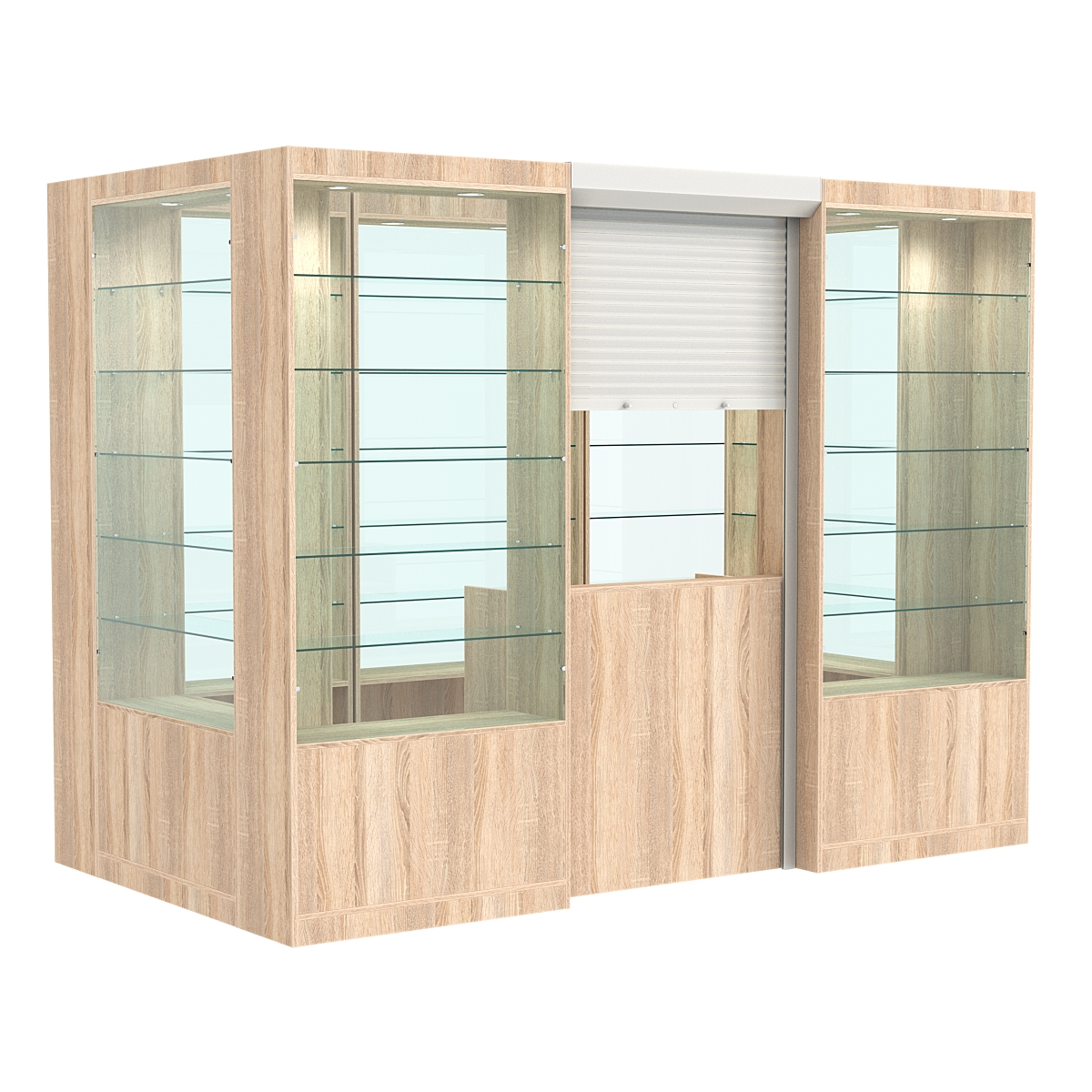 Островной павильон №5-5П (4,05 кв.м) Дуб Сонома