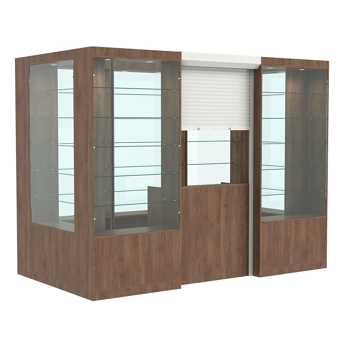 Островной павильон №5-5П (4,05 кв.м) Орех