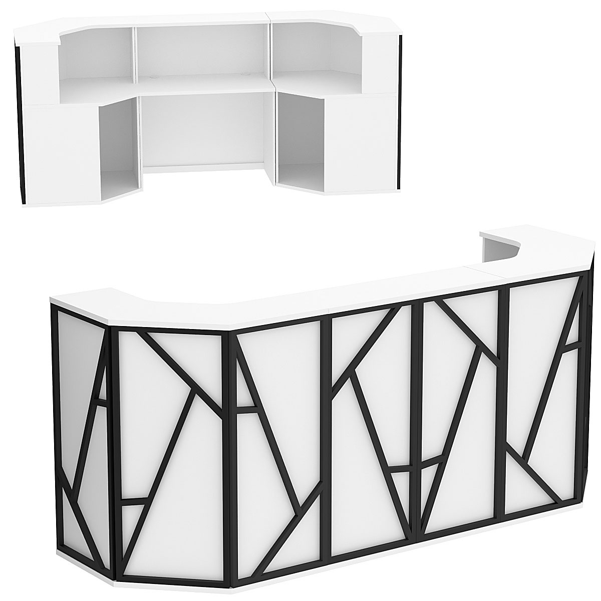 Ресепшен серии ЛОФТ - АЛЬФА КОМБО №5 Белый