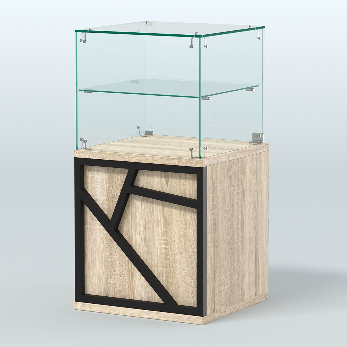 Прилавок с низким накопителем серии ЛОФТ - АЛЬФА №41 Дуб Сонома