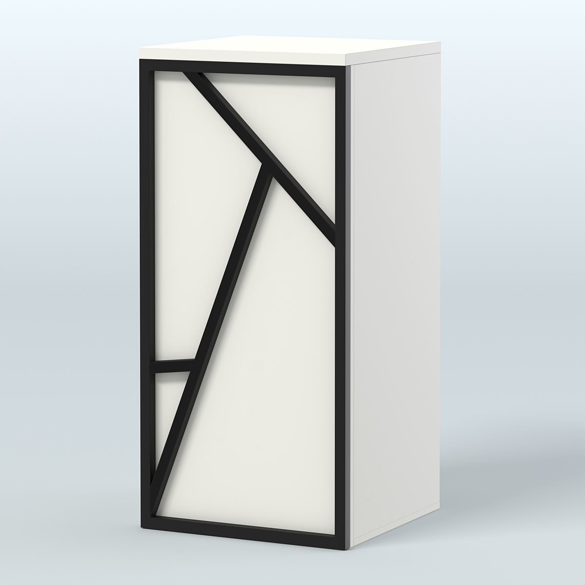 Торговый стол-прилавок для выдачи товара серии ЛОФТ - АЛЬФА  №21 Белый