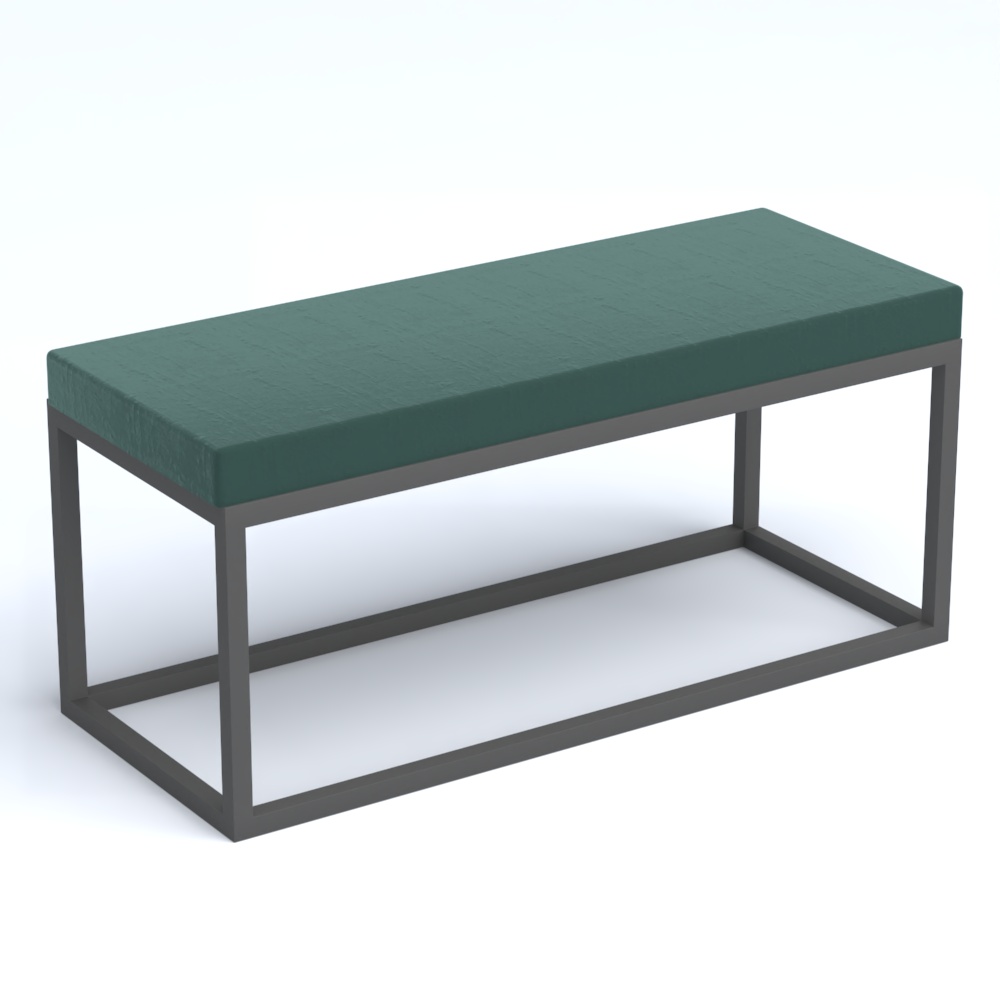 Пуфик серии ЛОФТ №3 Tiffany 10 Dk. Green