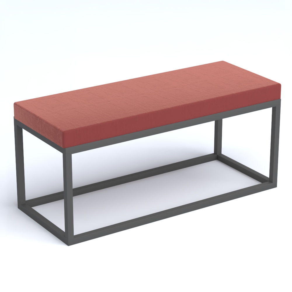 Пуфик серии ЛОФТ №3 Tiffany 07 Dk. Red