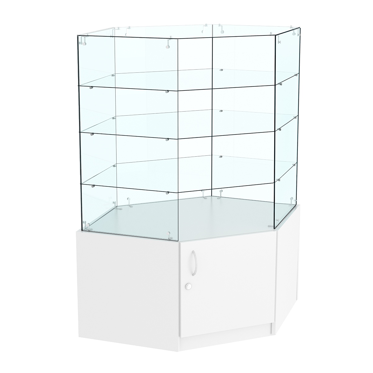 Витрина Истра в центр зала №207 (угловая) Белый