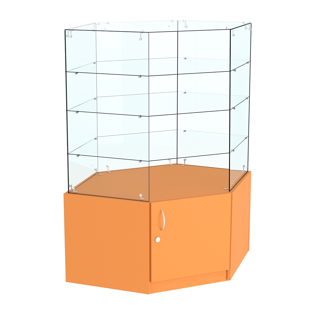 Витрина Истра в центр зала №207 (угловая) Оранжевый 0132 BS