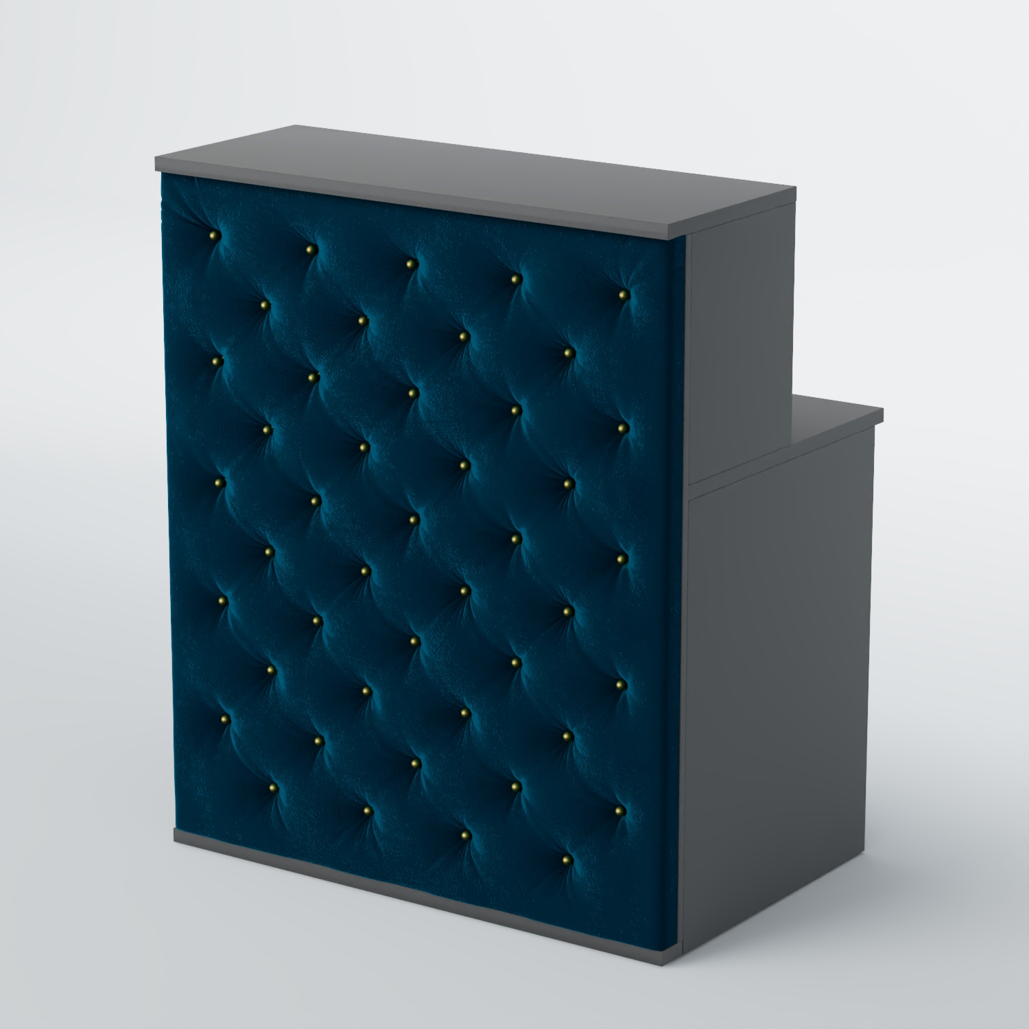 Ресепшен БАРОН №1 (карета золото) Темно-серый + 11 Blue