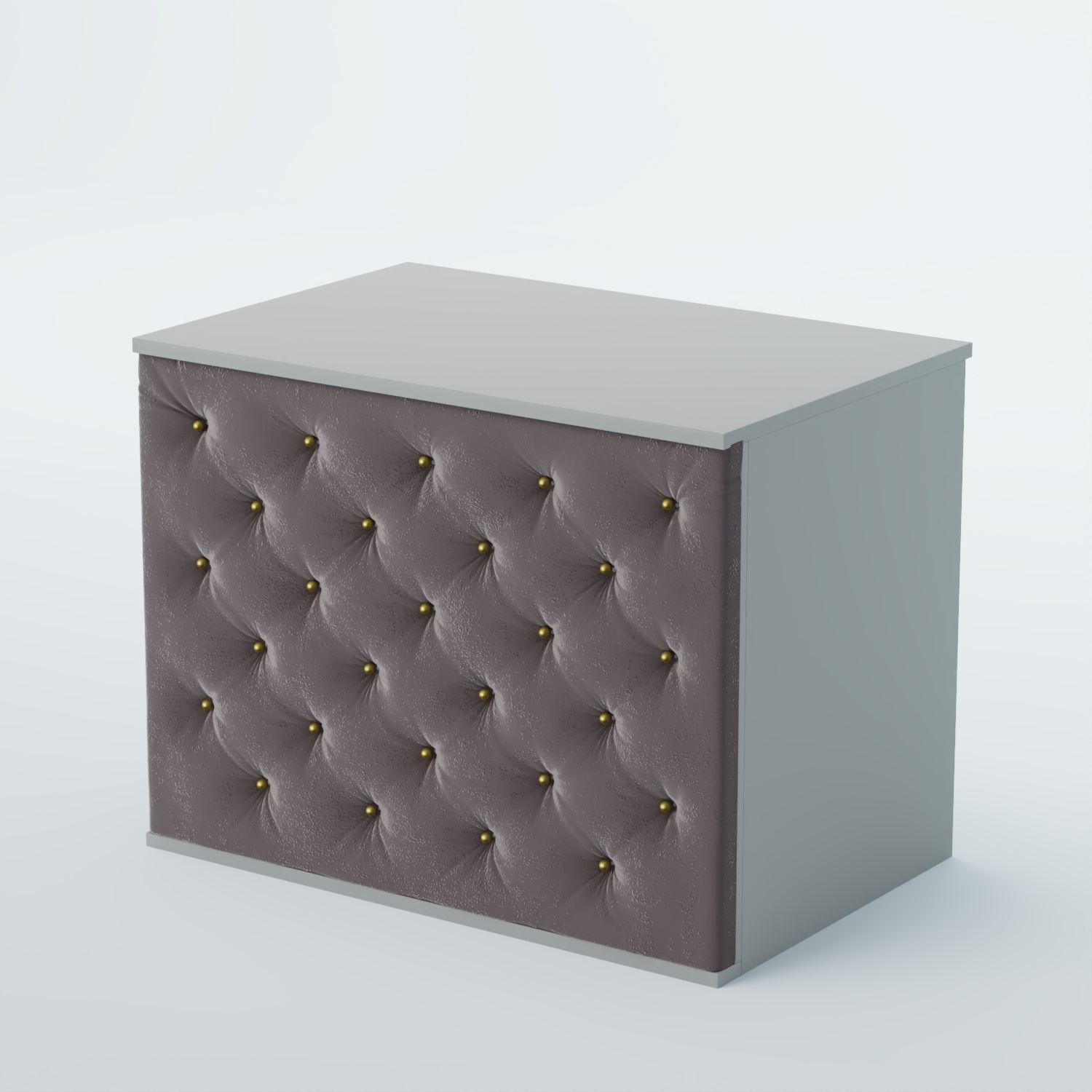 Ресепшен - стол БАРОН №3 (карета золото) Серый + 16 Grey