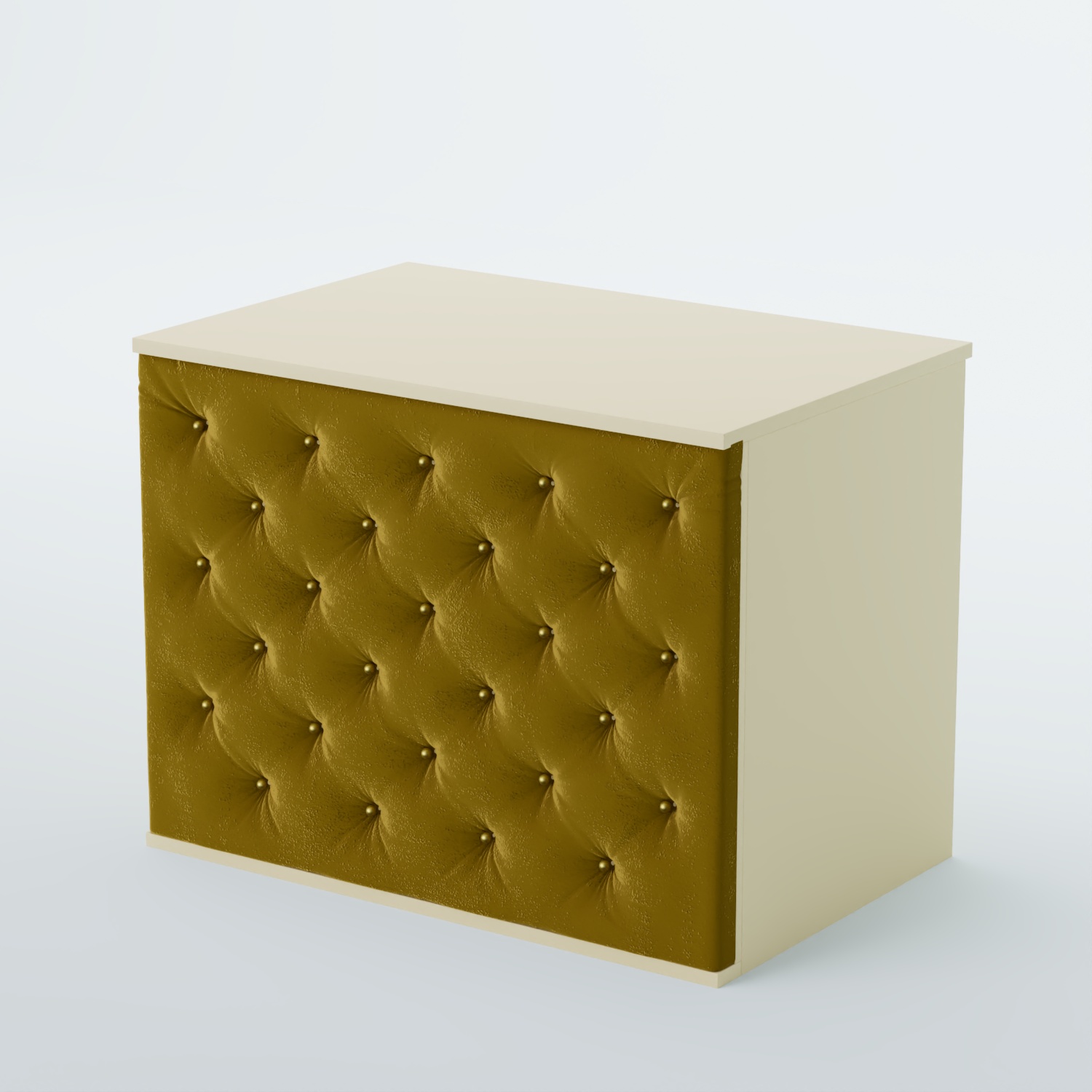 Ресепшен - стол БАРОН №3 (карета золото) Крем Вайс + 09 Olive