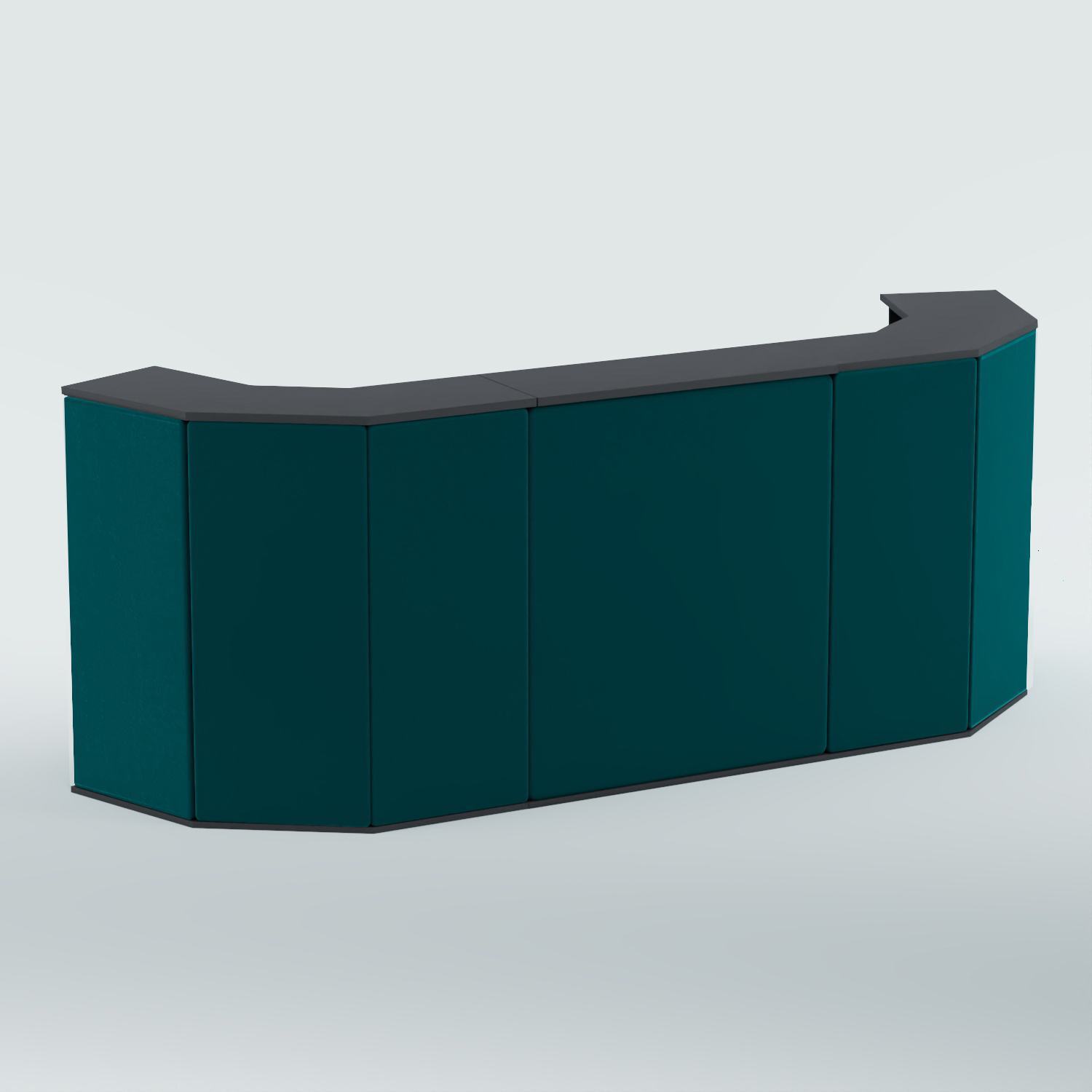 Ресепшен БАРОН №6 (ровная поверхность) Антрацит + 12 Az