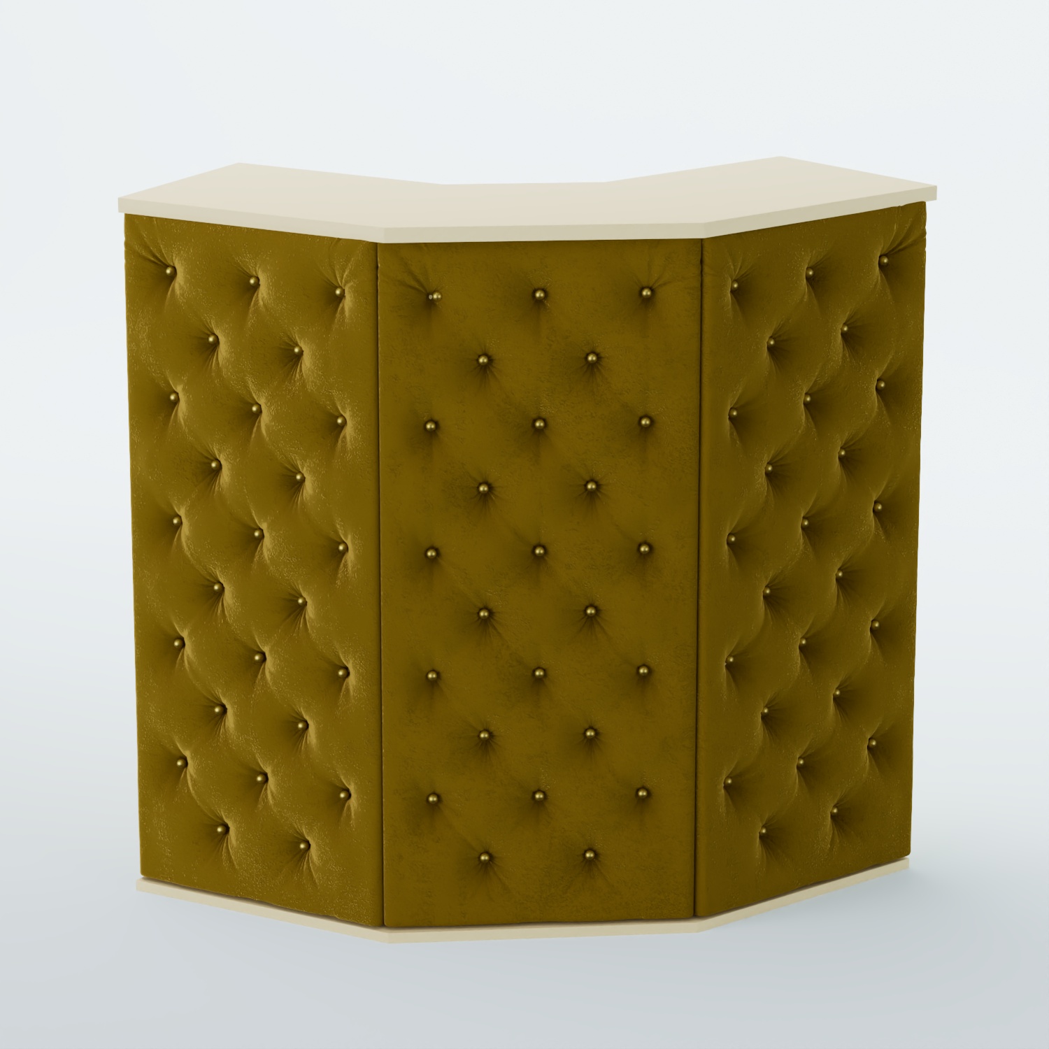 Ресепшен БАРОН №4 (ровная поверхность) Крем Вайс + 09 Olive