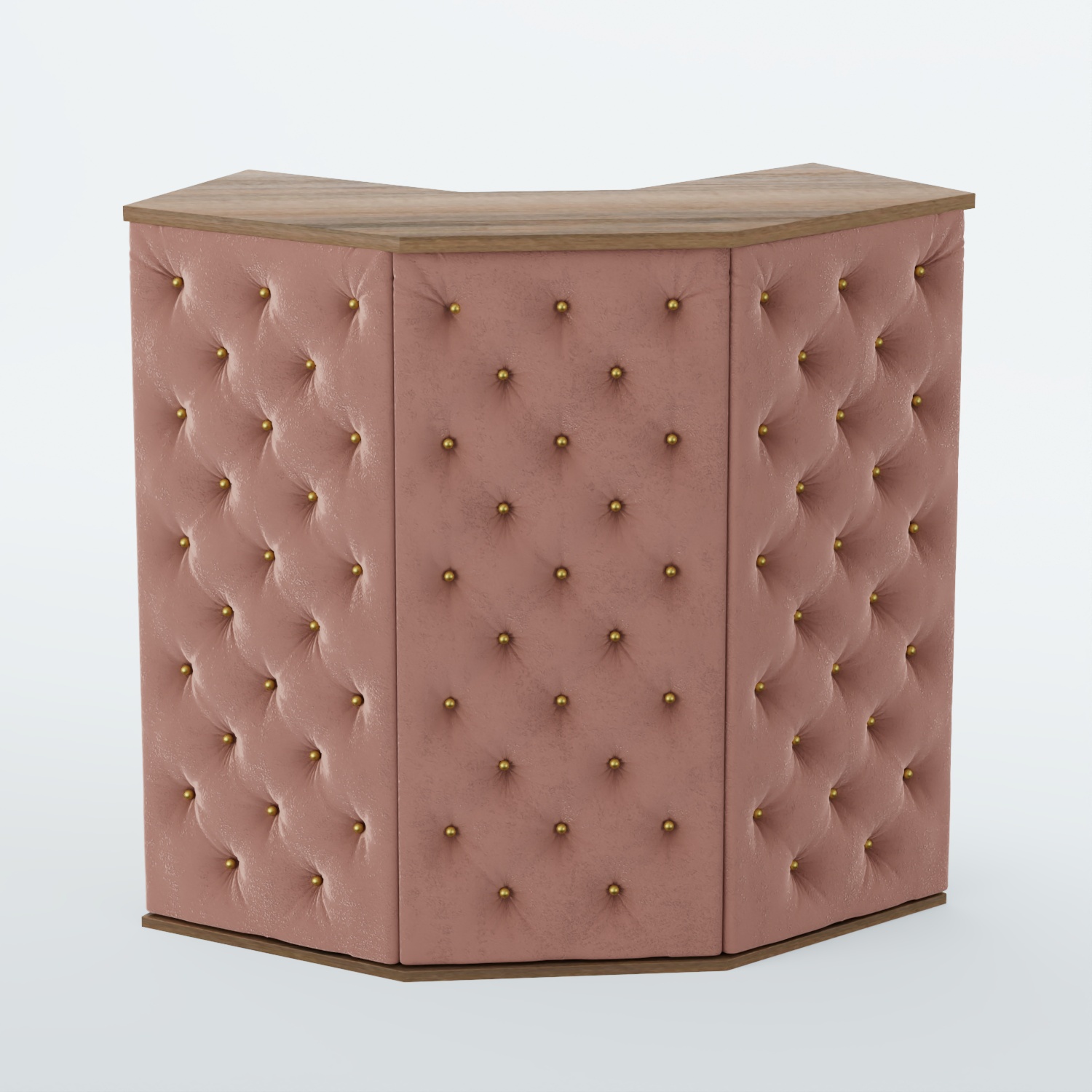 Ресепшен БАРОН №4 (ровная поверхность) Орех + 03 Mika